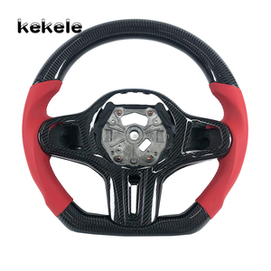 Volante Personalizado de Fibra de Carbono Forjada y Cuero para <span class=keywords><strong>BMW</strong></span> G20 G30 G21 G22 G23 M3 M4 320i 325i 330i 340i G42 G80, Pedido Personalizado - Product Image 1