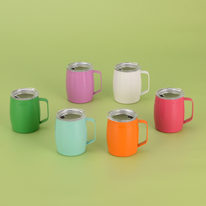 Thép không gỉ <span class=keywords><strong>Mug</strong></span> xách tay 3oz 5oz 7Oz cách điện mini trà rượu cốc cốc với nắp - Product Image 2