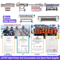 Impresora de Inyección de Tinta para Vinilo LETOP Smart 1600 de Formato Ancho para Imprimir en Pancartas Interiores, Plotter de Impresión Inteligente Xp600