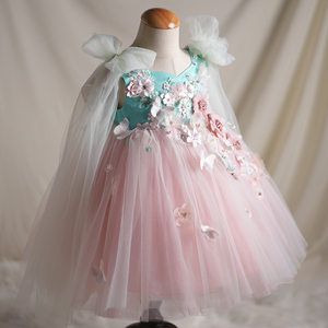 I bambini indossano le bambine <span class=keywords><strong>abiti</strong></span> da festa per ragazze professionali che indossano ragazze trasparenti Smart abito da <span class=keywords><strong>damigella</strong></span> d'onore - Product Image 5