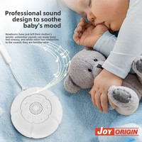 Appareil d'aide au sommeil à bruit blanc, soulage l'insomnie, lumière respirante, petite veilleuse, haut-parleur audio pour le sommeil, alimenté par USB/piles