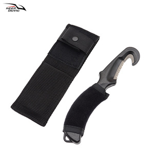 Keep Diving Titanium Cut Rope Knife Serrated <b>Edge</b> Soft Grip Handle Outdoor Rescue <b>Tool</b> - Product Image 4