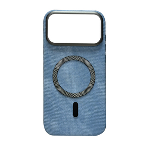 Étui magnétique en cuir courbé à motif jean <span class=keywords><strong>pour</strong></span> <span class=keywords><strong>iPhone</strong></span> 17, 16, 15, 14, 13 Series – Coque de protection <span class=keywords><strong>pour</strong></span> téléphone - Product Image 3