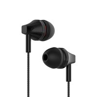 Smartlike MT-AU04 Earphone Berkabel 3.5Mm dengan Mikrofon Kabel Elastisitas Tinggi Mikrofon Bawaan Driver 10Mm untuk Ponsel Tablet Laptop