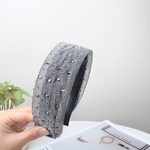 Ampio semplice strass Hairband, Versatile ed elegante accessorio <span class=keywords><strong>per</strong></span> capelli con <span class=keywords><strong>denti</strong></span> antiscivolo da donna - Product Image 5