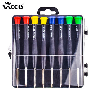 Jeu de tournevis de précision WEEY 8 pièces, 30 mm, métrique, pour réparation de montres, électronique, machine à coudre, entretien multifonction - Product Image 1