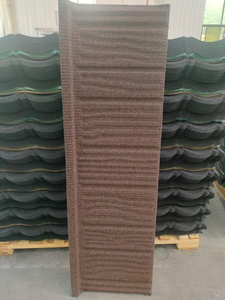 Muestra gratis 0,35mm impermeable buena calidad Villa casa techo de piedra recubierta de tejas de metal - Product Image 3