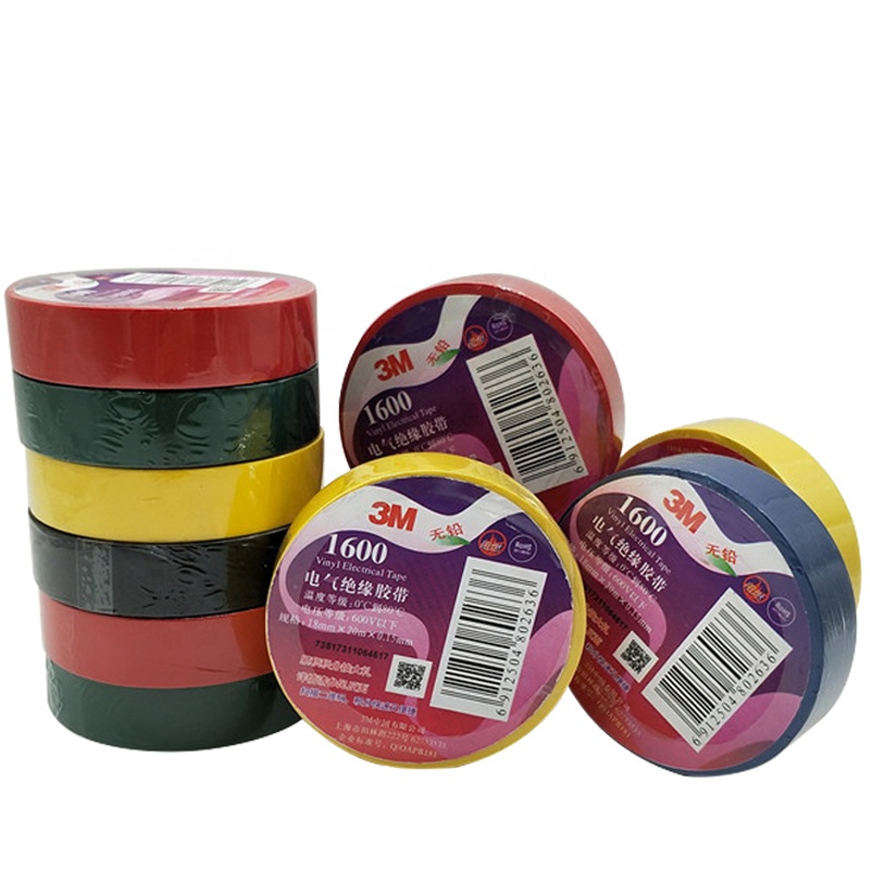 Водонепроницаемая огнестойкая Бессвинцовая ПВХ изоляционная 1600 электрическая лента для защиты кабеля