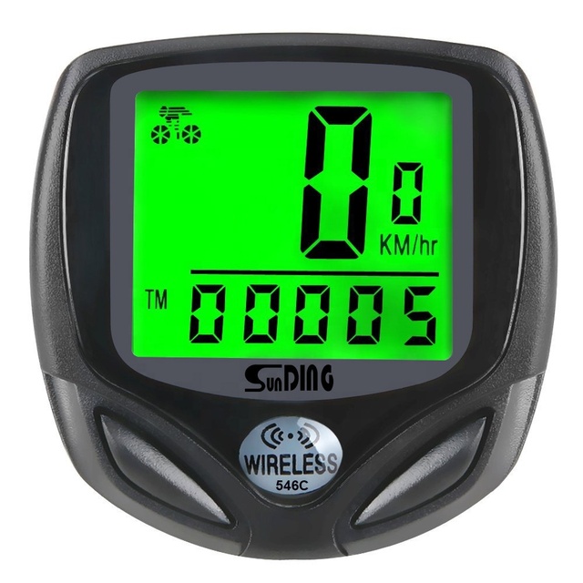 Sunding 546C Wireless Bike Speedometer Waterproof Road Bike Cycling Computer Wireless Bicycle Computer
