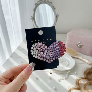 Tending Fashion semplice elegante ragazze accessori in acrilico paillettes fiocco tessuto decorazione per capelli vendita calda all'ingrosso cartone Packaging - Product Image 3