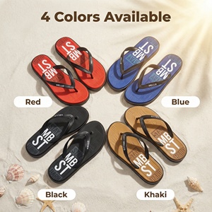Chanclas de PVC para Hombre, Transpirables, Impermeables, Antideslizantes, para Interiores/Exteriores, con Suela Suave, Pantuflas Cómodas de Verano para Parejas - Product Image 5