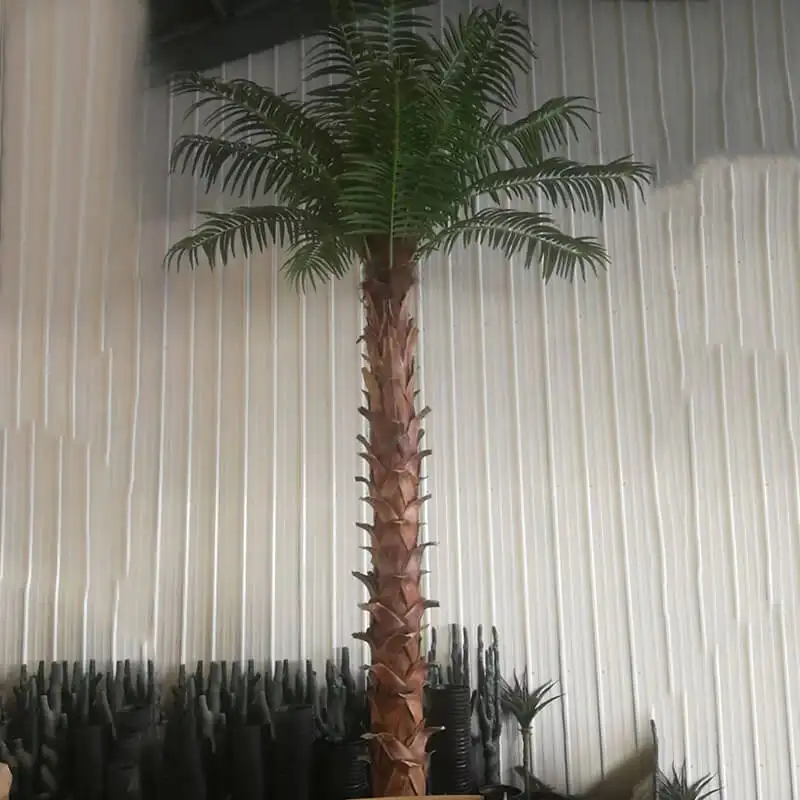 Sen Masine 4.5m 6m 8m Fake Plants Big Palms Tree Factory Customized High Simulation Large Artificial Palm Trees Outdoor