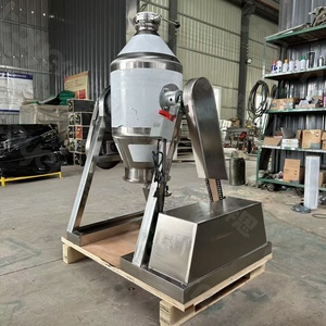 Mélangeur de poudre à double cône en acier inoxydable de 30-500 kg pour additifs, épices, farine et assaisonnements - Product Image 1