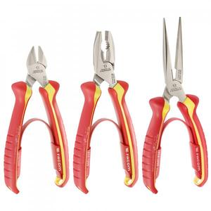 FACOM - VE.A4 3 PIECE 1000V <b>PLIERS</b> <b>SET</b> - EAN 3662424099762 1000V INSULATED <b>PLIERS</b> AND CUTTERS INSULATED <b>PLIER</b> AND CUTTER <b>SETS</b> - Product Image 1