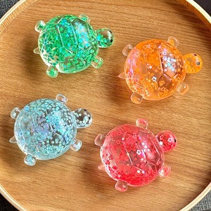 Large TPR Maltose Sugar <b>Glitter</b> Turtle Squishy Stress-Relief Squeeze Toy High Quality Slow-Rebound Toy for Gift - Product Image 3