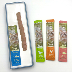 Snacks para Mascotas al por Mayor, Tiras de Pollo, Atún y Salmón con Alto Contenido de Proteína, Golosinas Húmedas Saludables y Deliciosas para Perros y Gatos - Product Image 3