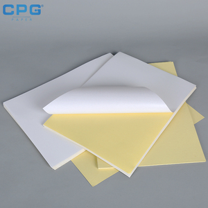 Free Sample Fluorescent <b>Sticker</b> Paper A4 <b>Sheets</b> 80gsm Glossy Self Adhesive Paper Label Paper Roll for Promotion - Product Image 1