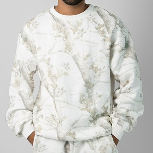 Produttore mimetico in tinta unita oversize <span class=keywords><strong>girocollo</strong></span> personalizzato Unisex da donna felpa con <span class=keywords><strong>girocollo</strong></span> da <span class=keywords><strong>uomo</strong></span> felpa con cappuccio - Product Image 1