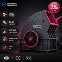 Concasseur à marteaux lourds haute efficacité avec moteur AC pour le traitement de haute capacité de roche, charbon, schiste, argile et minerai de fer