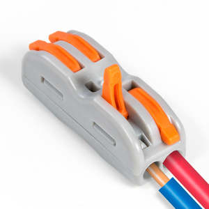 Conector de cable eléctrico Conector de palanca de Conductor de cableado compacto universal Bloque de terminales Push-in - Product Image 1