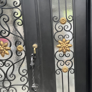 Meilleur Prix Sécurité Européenne <span class=keywords><strong>Entrée</strong></span> Unique Belle <span class=keywords><strong>Porte</strong></span> Portes en Fer <span class=keywords><strong>Entrée</strong></span> Fenêtre en Fer Forgé - Product Image 6
