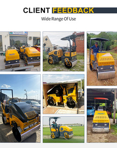 10 tấn mini nhựa đường đường lăn 13HP DIESEL & Xăng động cơ nhỏ gọn đi xe trên đường compactor nhỏ nhỏ đường lăn - Product Image 3