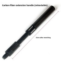 Extension de queue de billard portable en fibre de carbone Xinyi Zeus Poseidon avec boîte de rangement en PU pour le sport de billard