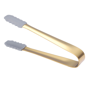 Food Grade Metal <strong>Mini</strong> Silicone Sugar <strong>Tongs</strong> Stainless Steel Ice <strong>Tong</strong> With Logo - Product Image 5