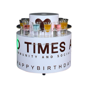 <b>LED</b> Cake-Shaped Shot Glass Holder, 12/24-Hole Luminous Cocktail Cup Display for Nightclub & <b>Bar</b> - Product Image 6
