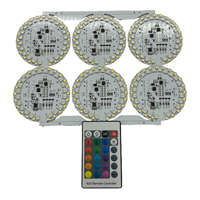 Placa LED con Batería de Litio y Carga USB Tipo C de 5v, Accesorio Personalizado para Lámpara LED de Mesa