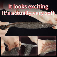 Verrouiller le retard d'éjaculation Pénis élargi loup Dick manchon anneau cristal réutilisable réaliste gode manchon pour hommes autre jouet sexuel