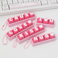 Alphabet Resin Keyboard Fidget Toy Keycaps Key Chain Stress Relief Button Compatible with Cherry MX & Clones