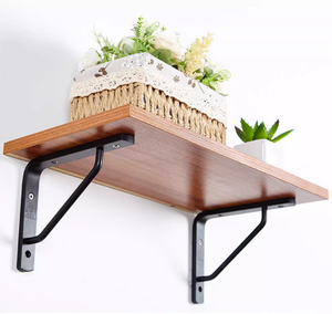 Đặc biệt thiết kế có sẵn nhà máy Tùy chỉnh hình chữ L Wall Mount gỗ phân vùng kệ kim loại hỗ trợ dưới chủ góc Bracket - Product Image 5