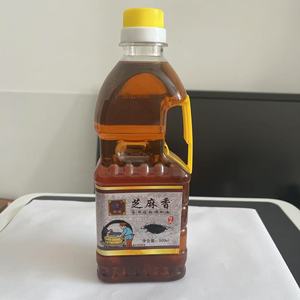 Huile de <span class=keywords><strong>sésame</strong></span> noire commerciale en gros Huile d'assaisonnement comestible pure pour la maison Huile de <span class=keywords><strong>sésame</strong></span> pressée à froid du fabricant - Product Image 6