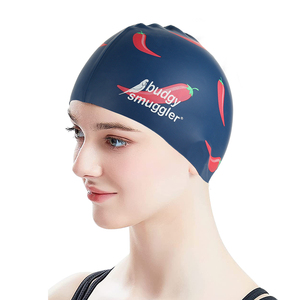 <span class=keywords><strong>Gorro</strong></span> de Natación de Silicona 100% Ecológico para <span class=keywords><strong>Mujer</strong></span>, Personalizable, Duradero, con Logotipo Impreso, para Cabello Corto, Accesorio de Traje de Baño - Product Image 1