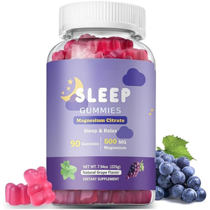 הסיטונאי שינה עזרה melatonina gummies תוספי תזונה מעודדת הרפיה טובה בריאות, שינה מלטונין - Product Image 1