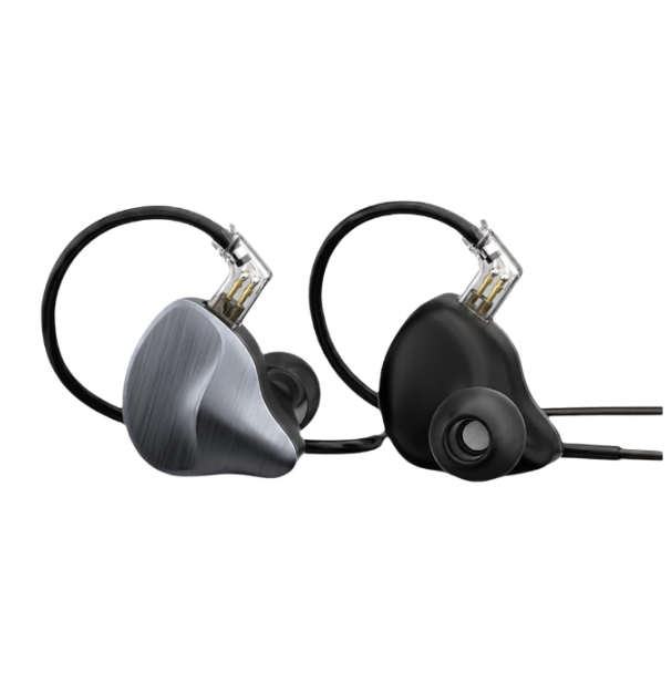 YUCHEN 3.5mm HiFi Knowles BA Wired Earphones Aluminum Alloy Grey Detachable Cable Dual Pin ODM Custom