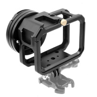 Cage de caméra de boîtier de caméra d'action de prix usine pour GoPro Hero 11 10 9 noir avec ensemble de couvercle de capuchon d'objectif de filtre d'objectif UV