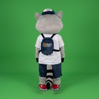 Costumes de mascotte personnalisés de raton laveur pour événements de marque