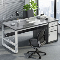 Bureau d'angle moderne extensible pour le télétravail, en panneau mélaminé E1, pour cadre dirigeant