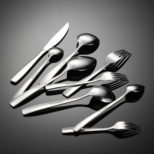 <span class=keywords><strong>Ironx</strong></span> ช้อนส้อมมีดสแตนเลสอุปกรณ์บนโต๊ะอาหาร C007ของขวัญ - Product Image 2