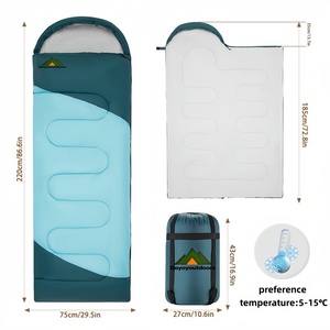 Sac de couchage JT, sac de couchage enveloppant pour adulte, doux et épais, couverture de sieste d'intérieur, portable pour le <span class=keywords><strong>camping</strong></span>, chaud, extérieur - Product Image 2