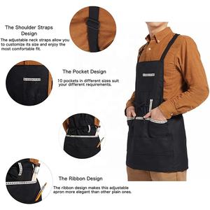 <span class=keywords><strong>Tablier</strong></span> de travail ajustable de haute qualité avec logo personnalisé, idéal pour la peinture, le jardinage, la cuisine, la <span class=keywords><strong>poterie</strong></span>, les bars – Tabliers pour femmes - Product Image 4