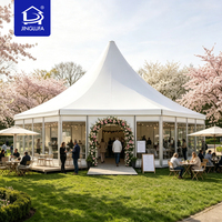 Tente Pagode Commerciale Imperméable pour Événements Extérieurs, Tente de Réception Robuste pour Promotion en Plein Air