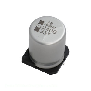 Distribuidor Autorizado EMHS800ARA820MJA0G Condensador de Aluminio 80V Polar 82 uF de Montaje Superficial - Product Image 1