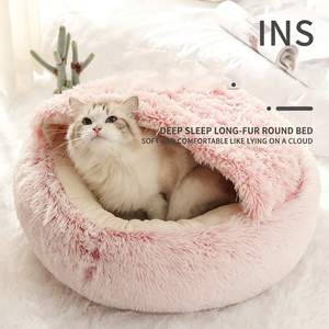 Pet Plush <b>Nest</b> Crystal Plush Dog Warm Half Pack Cat <b>Nest</b> Deep Sleep Long Plush Cat <b>Nest</b> Dog <b>Nest</b> Cross Border Wholesale - Product Image 6