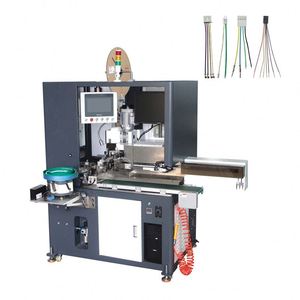 Precio de fábrica, alta calidad, corte, pelado, cabezales duales, prensado, carcasa de inserción de un cabezal, máquina de estañado de un cabezal, buena calidad - Product Image 6