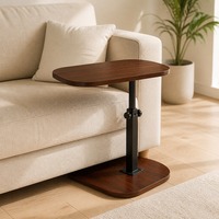 Table basse relevable en gros avec plateau MDF, mobile, 5 couleurs, structure en acier pour salon et chambre à coucher, livraison directe