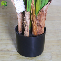 Vente flash : Bonsaï artificiel en feuilles de bananier, plante Skybird, résistant à l'eau, en plastique écologique, décoration pour la maison et le jardin