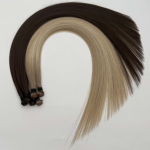 Extensiones de Cabello Eslavo de Doble Trama Genius Weft de Calidad Premium, Genius Weft con Cutícula Alineada, Genius Weft 2 para Salón y Belleza - Product Image 1